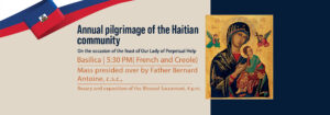 Annual pilgrimage of the Haitian community