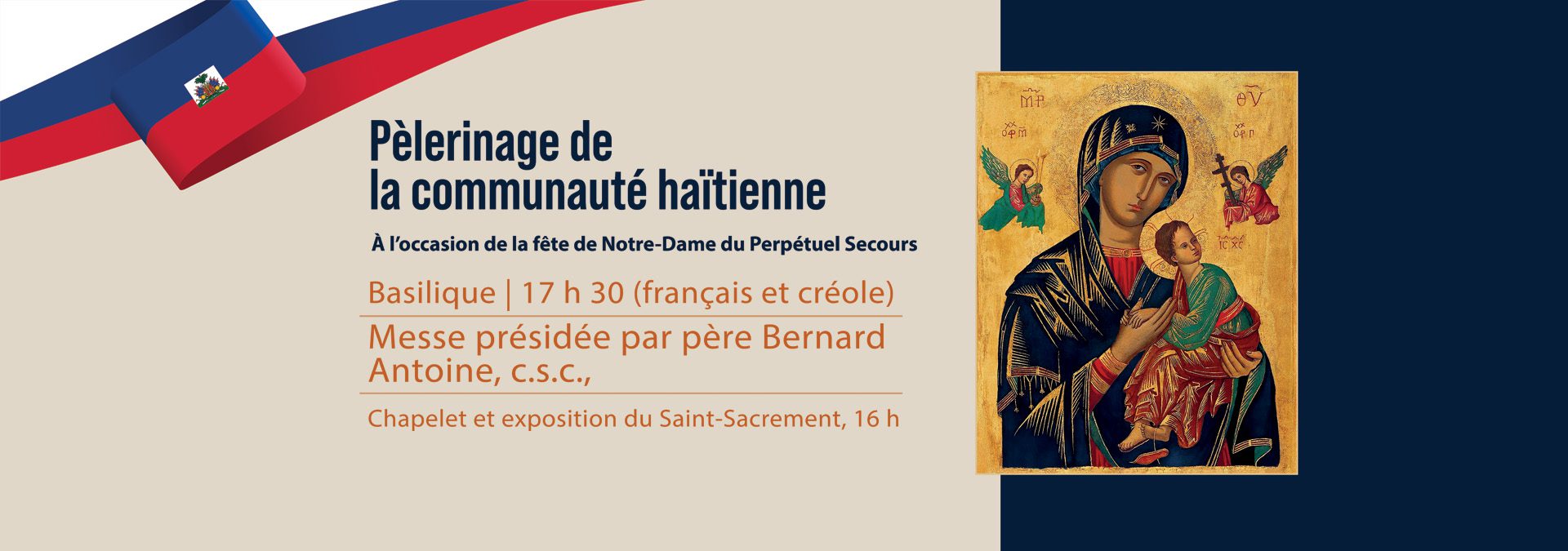 Pèlerinage annuel de la communauté haïtienne
