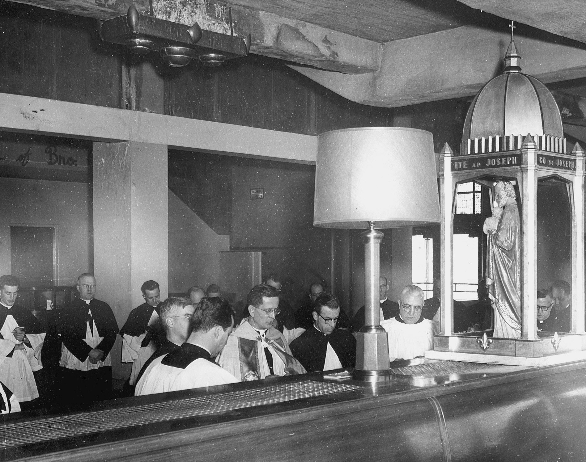Inauguration des travaux à la salle des pas perdus