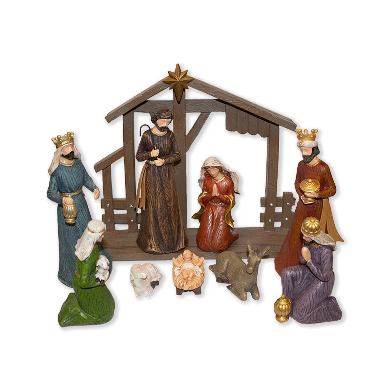 Crèche avec étable